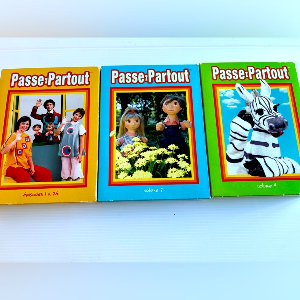 Passe-Partout Volumes 1 2 and 4 French Canadian